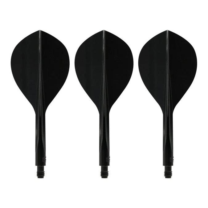 CONDOR AXE120 DART FLIGHTS TEARDROP - BLACK