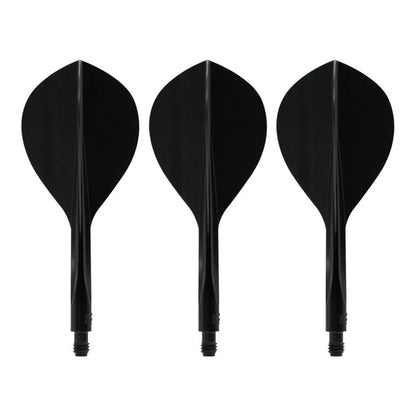 CONDOR AXE120 DART FLIGHTS TEARDROP - BLACK