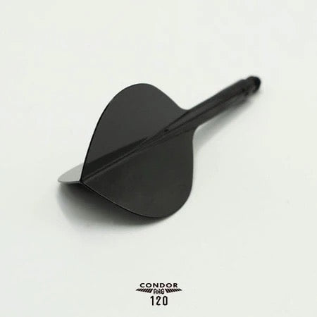CONDOR AXE120 DART FLIGHTS TEARDROP - BLACK
