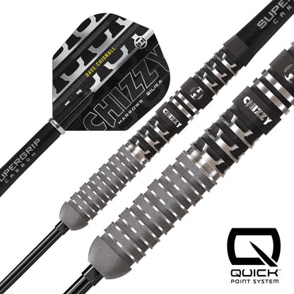 HARROWS DAVE CHISNALL CHIZZY SERIES 4 90% TUNGSTEN QP STEEL TIP DARTS