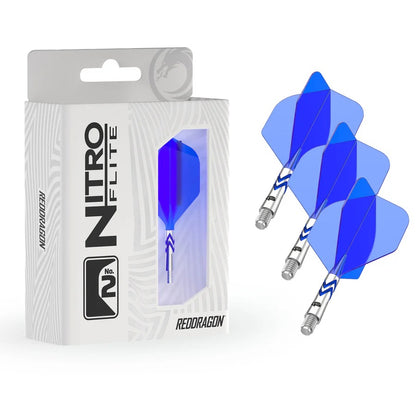 RED DRAGON GERWYN PRICE NITRO FLITE NO2 INTEGRATED FLIGHTS & SHAFTS