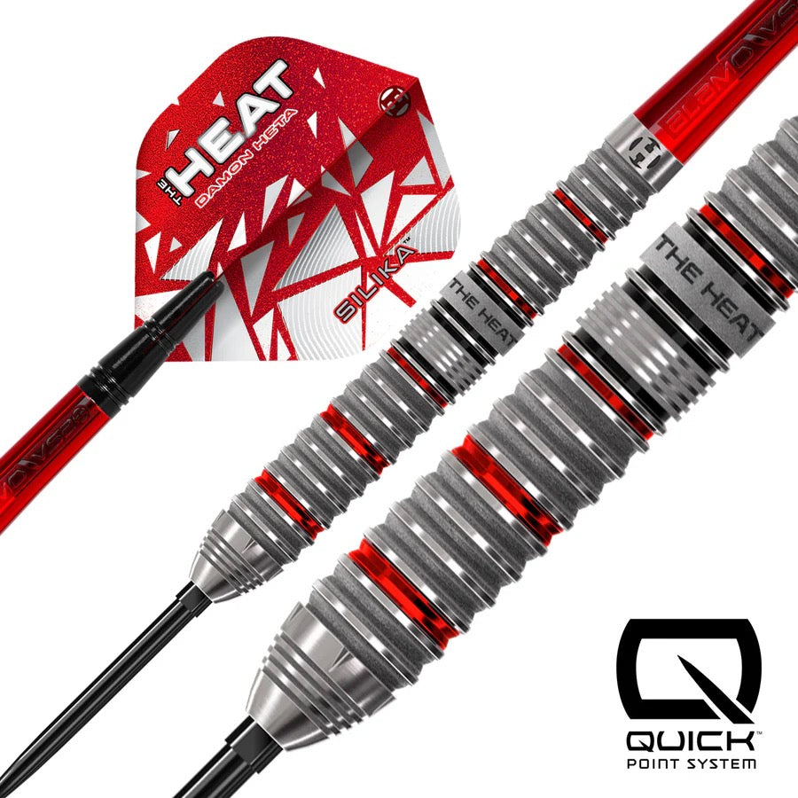HARROWS DAMON HETA SERIES 4 90% TUNGSTEN QP STEEL TIP DARTS