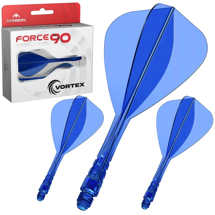 MISSION FORCE 90 VORTEX MOULDED FLIGHT & SHAFT - KITE