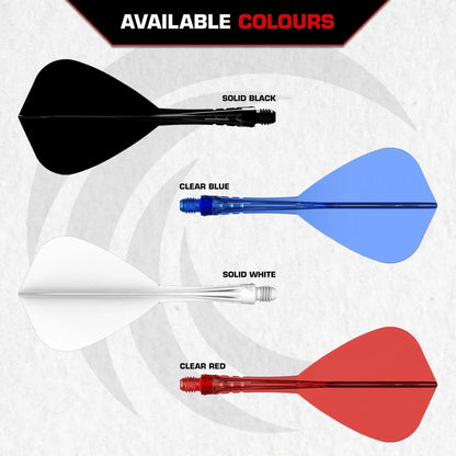 MISSION FORCE 90 VORTEX MOULDED FLIGHT & SHAFT - KITE
