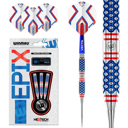 EPIX 90% TUNGSTEN STEEL TIP DARTS BY WINMAU