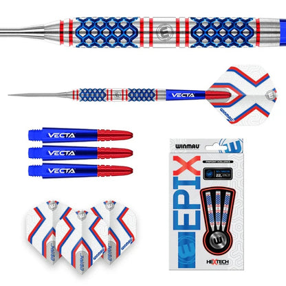 EPIX 90% TUNGSTEN STEEL TIP DARTS BY WINMAU