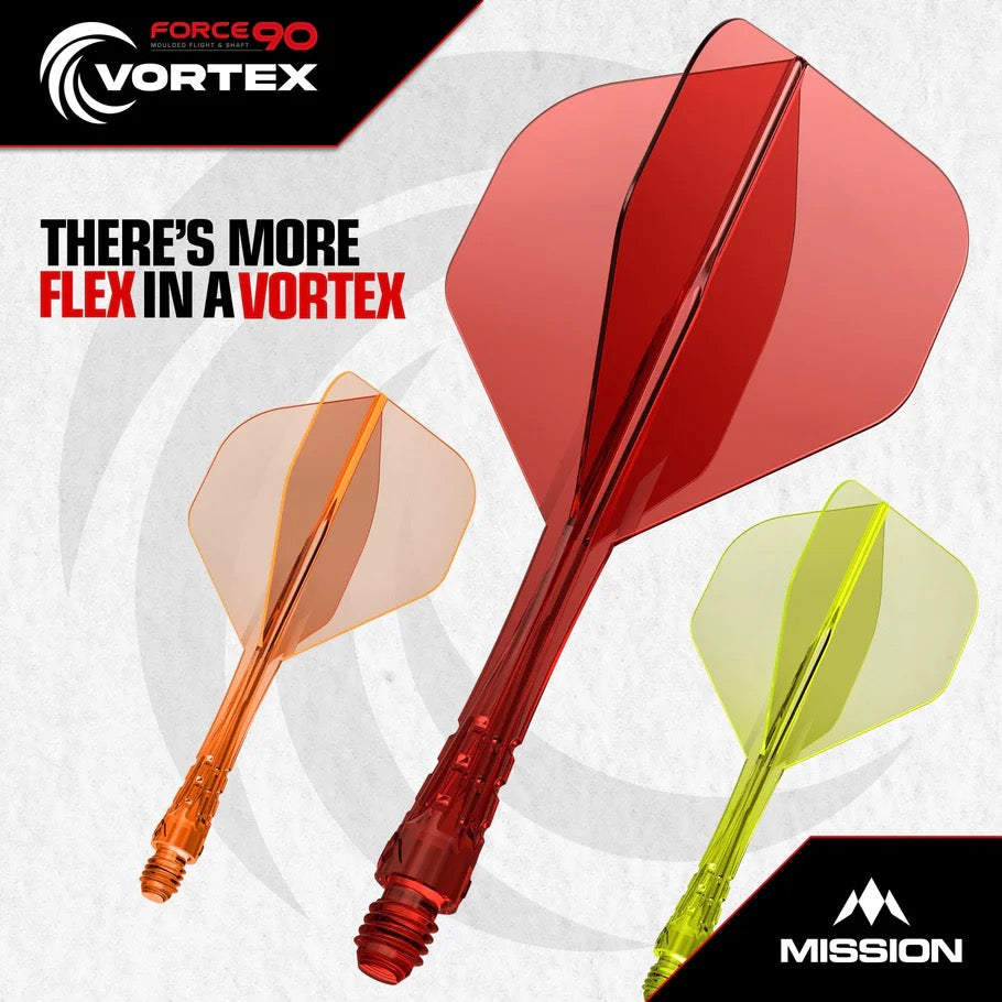 MISSION FORCE 90 VORTEX MOULDED FLIGHT AND SHAFT SYSTEM