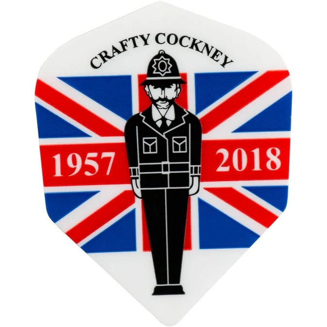 ERIC BRISTOW CRAFTY COCKNEY TRIBUTE DART FLIGHTS NO6 STANDARD SHAPE