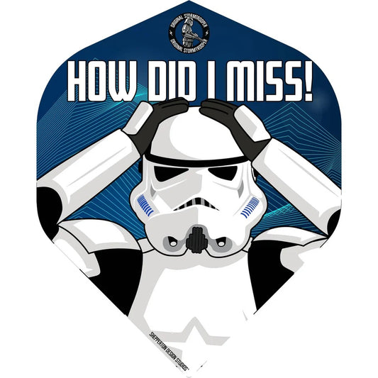 ORIGINAL STORMTROOPER DART FLIGHTS NO2 STANDARD SHAPE