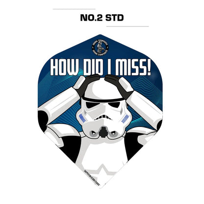 ORIGINAL STORMTROOPER DART FLIGHTS NO2 STANDARD SHAPE