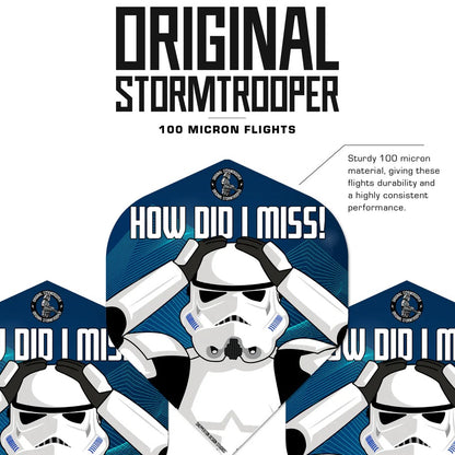ORIGINAL STORMTROOPER DART FLIGHTS NO2 STANDARD SHAPE