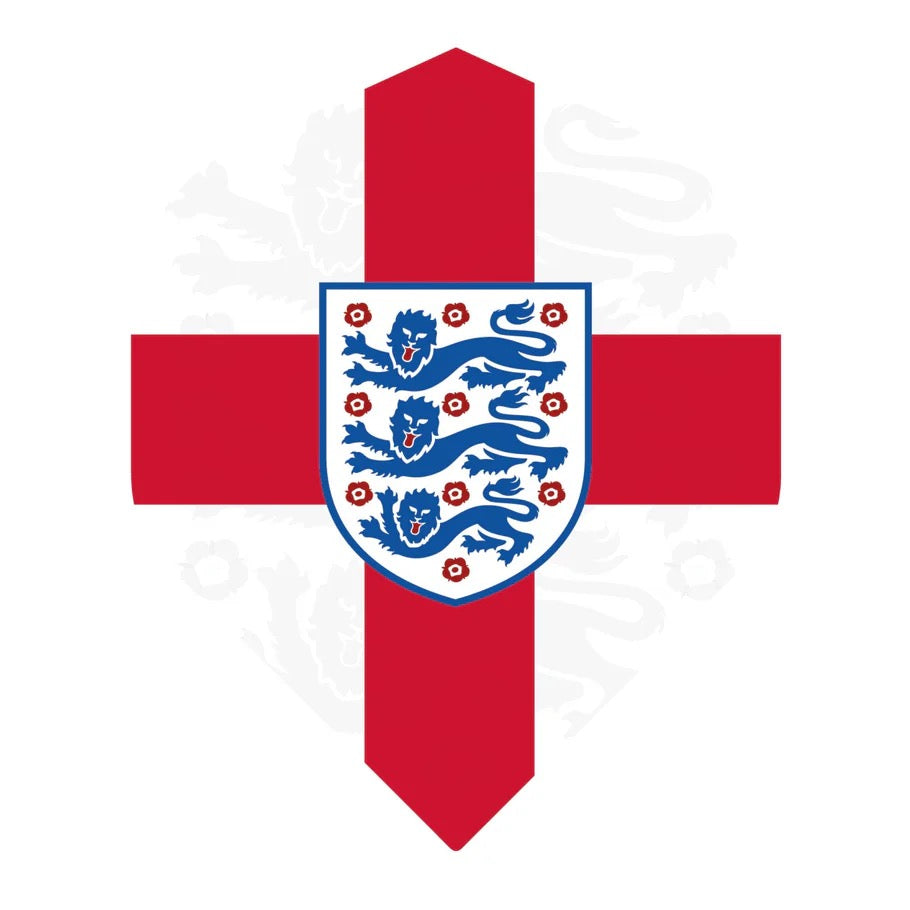ENGLAND FOOTBALL DART FLIGHTS OFFICIAL LICENSED - 100 MICRON - NO2 - STD - F1 - ST GEORGE CROSS