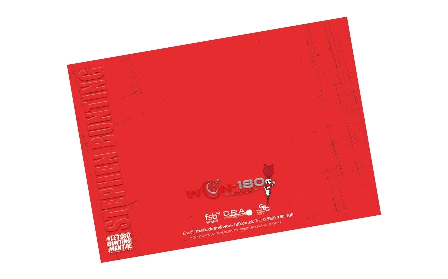 STEPHEN BUNTING SIGNED FLIGHT CARD - OFFICIAL PRODUCT
