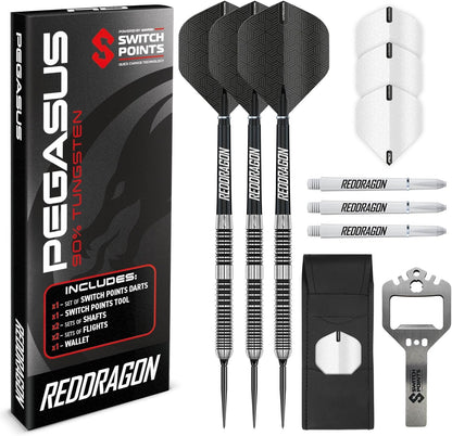 RED DRAGON PEGASUS SWITCH POINTS 90% TUNGSTEN DARTS