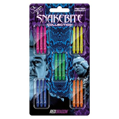 RED DRAGON PETER SNAKEBITE WRIGHT VRX DART SHAFT COLLECTION