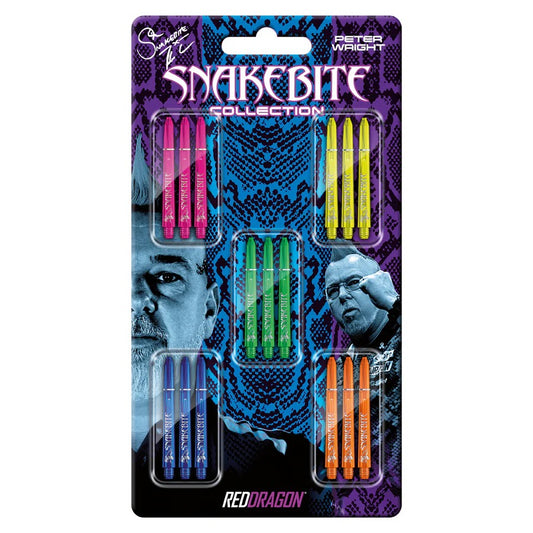 RED DRAGON PETER SNAKEBITE WRIGHT VRX DART SHAFT COLLECTION