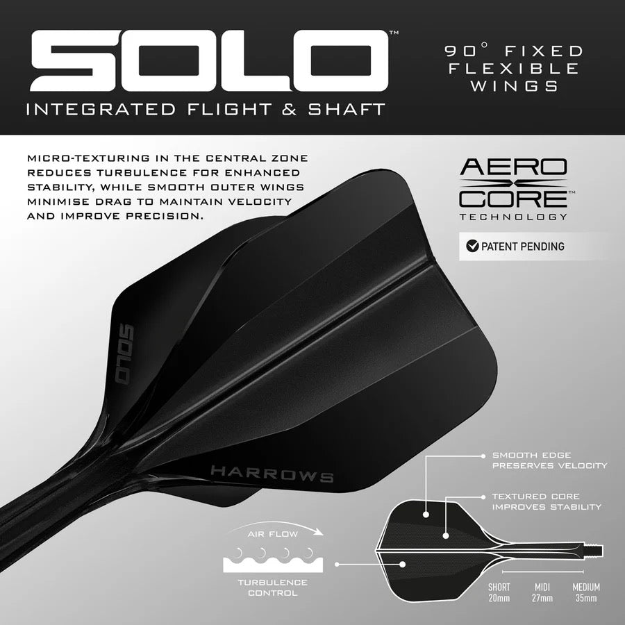 HARROWS SOLO NO.6 INTEGRATED FLIGHTS & SHAFTS