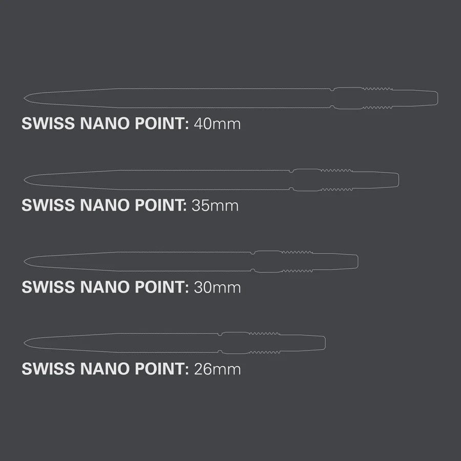 SWISS POINTS NANO REPLACEMENT DART POINTS BY TARGET