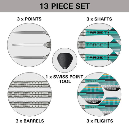 TARGET HYDRO 03 90% TUNGSTEN SP STEEL TIP DARTS