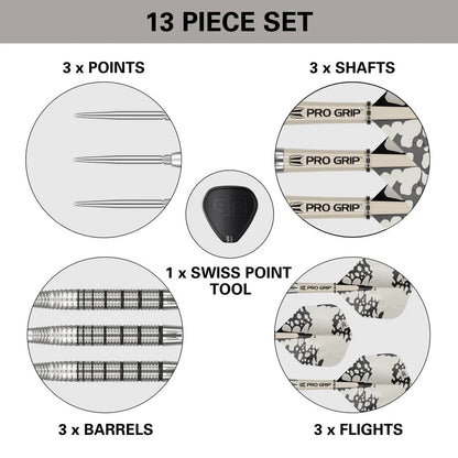 EXO 02 90% TUNGSTEN SP STEEL TIP DARTS BY TARGET