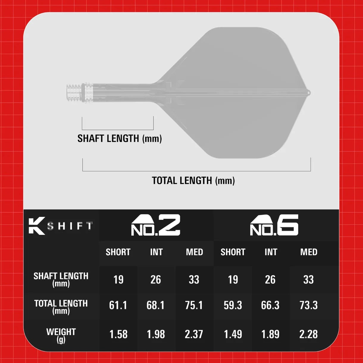 TARGET K SHIFT FLIGHTS AND STEMS INTEGRATED SYSTEM