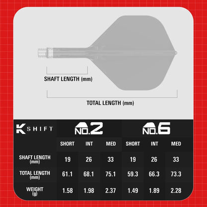 TARGET K SHIFT FLIGHTS AND STEMS INTEGRATED SYSTEM