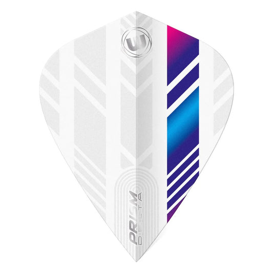 PRISM DELTA WHITE, BLUE & PURPLE KITE FLIGHT BY WINMAU