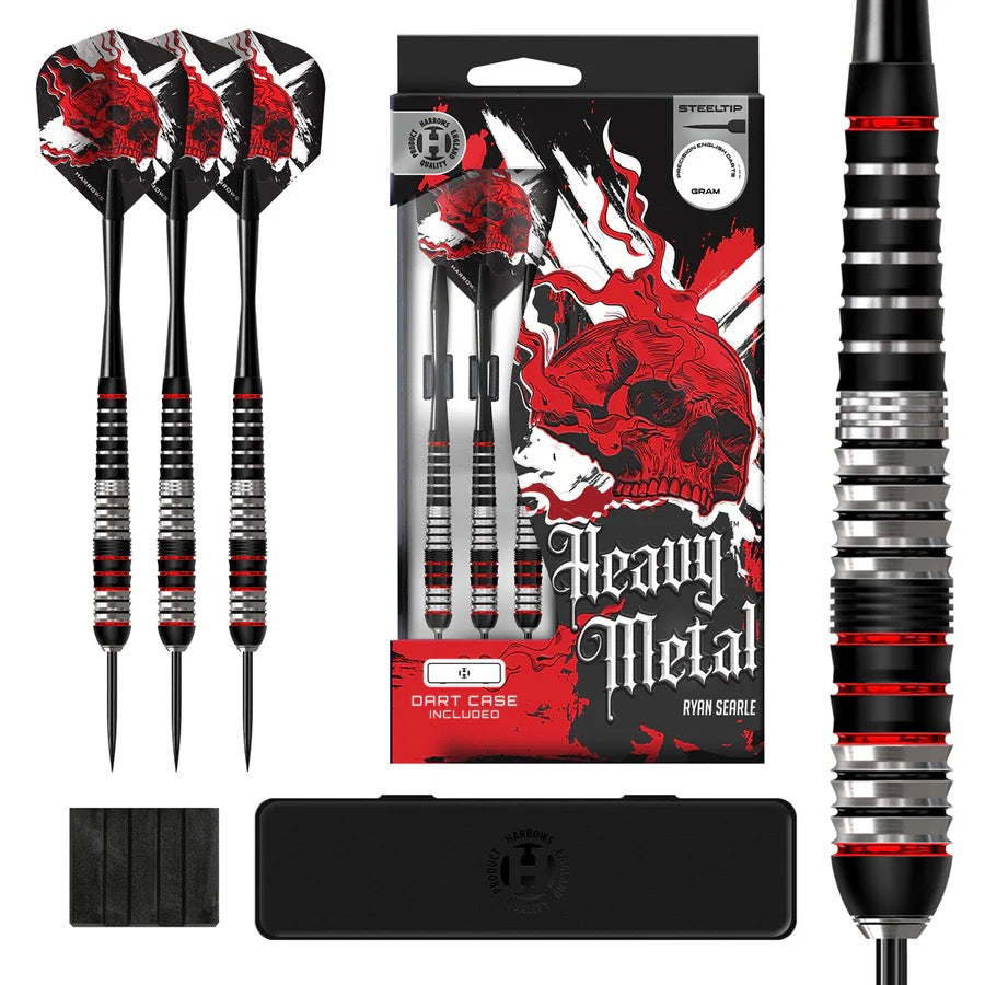 HARROWS RYAN SEARLE HEAVY METAL STAINLESS STEEL DARTS