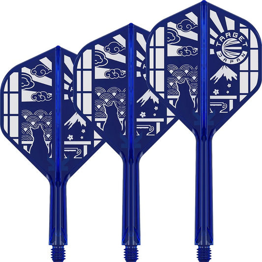 TARGET JAPAN BLUE LIMITED EDITION K-FLEX INTEGRATED FLIGHTS & SHAFTS