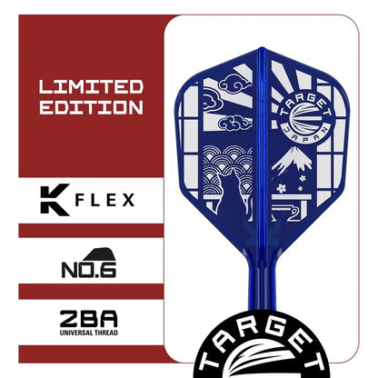 TARGET JAPAN BLUE LIMITED EDITION K-FLEX INTEGRATED FLIGHTS & SHAFTS