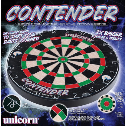 CONTENDER TRAINER DARTBOARD BY UNICORN - CLICK AND COLLECT