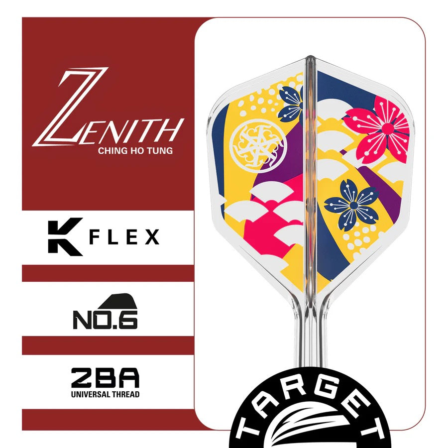 TARGET JAPAN CHING HO TUNG ZENITH G2 K-FLEX INTEGRATED FLIGHTS & SHAFTS