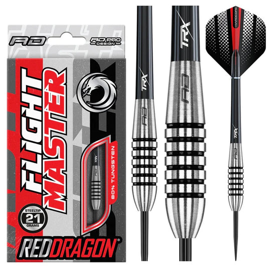 SWINGFIRE 2 80% TUNGSTEN STEEL TIP DARTS BY RED DRAGON