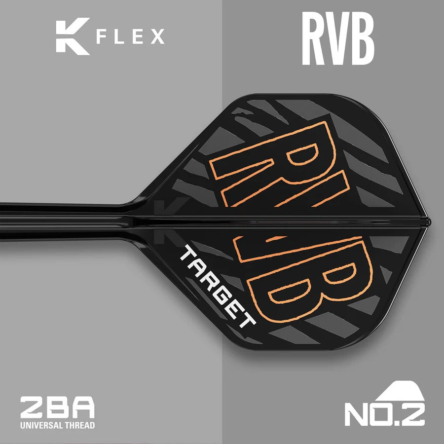 RAYMOND VAN BARNEVELD NO2 K-FLEX ONE PIECE DART FLIGHTS BY TARGET