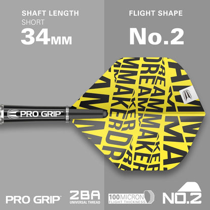 TARGET DIMITRI VAN DEN BERGH 22G STEEL TIP 80% TUNGSTEN DARTS