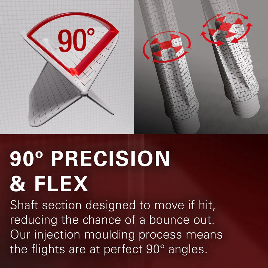 RAYMOND VAN BARNEVELD NO2 K-FLEX ONE PIECE DART FLIGHTS BY TARGET