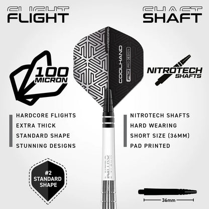LUKE HUMPHRIES TX1 22G 90% PROFESSIONAL TUNGSTEN DARTS