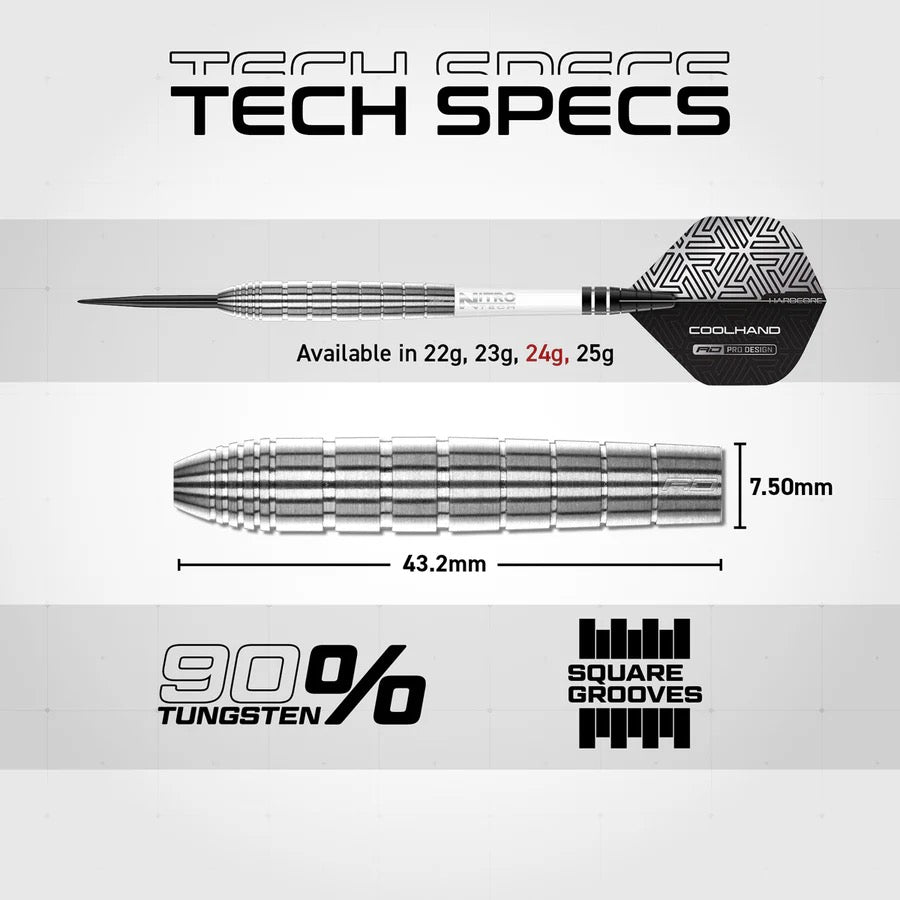 LUKE HUMPHRIES TX1 22G 90% PROFESSIONAL TUNGSTEN DARTS