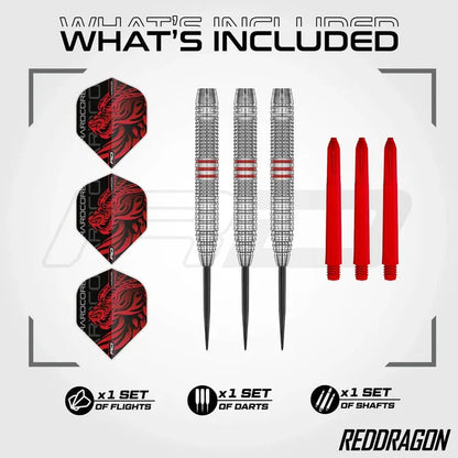 RED DRAGON JONNY CLAYTON SE BRASS DARTS SET