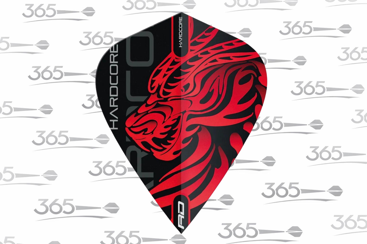 JONNY CLAYTON RED DRAGON HARDCORE RADICAL KITE WELSH DRAGON DART FLIGHTS