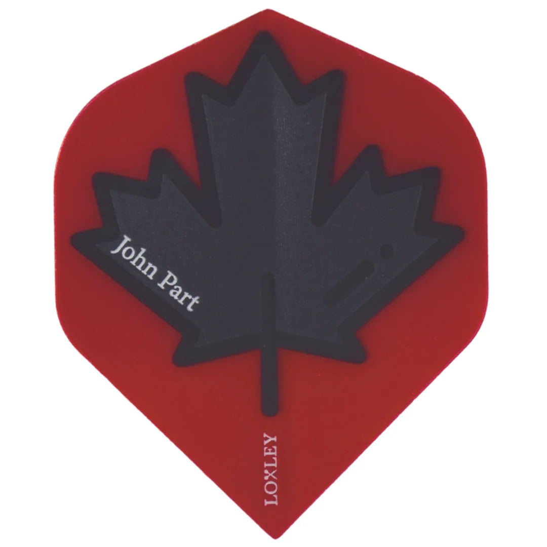 LOXLEY JOHN PART 2025 RED MAPLE LEAF DART FLIGHTS - NO2