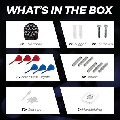 KOTO ELECTRONIC SOFT TIP DARTBOARD BUNDLE SET
