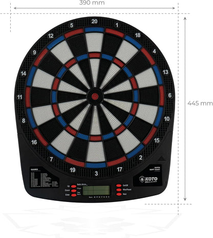 KOTO ELECTRONIC SOFT TIP DARTBOARD BUNDLE SET