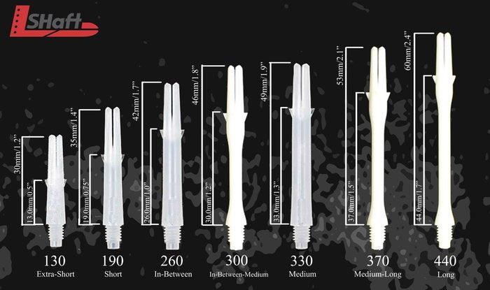 L-STYLE L-SHAFT CHAMPAGNE RING SHELL LOCK DART STEMS