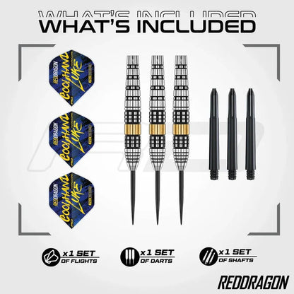 RED DRAGON LUKE HUMPHRIES SE BRASS DARTS SET