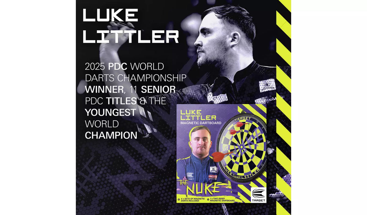 LUKE LITTLER MAGNETIC DARTBOARD SET BY TARGET