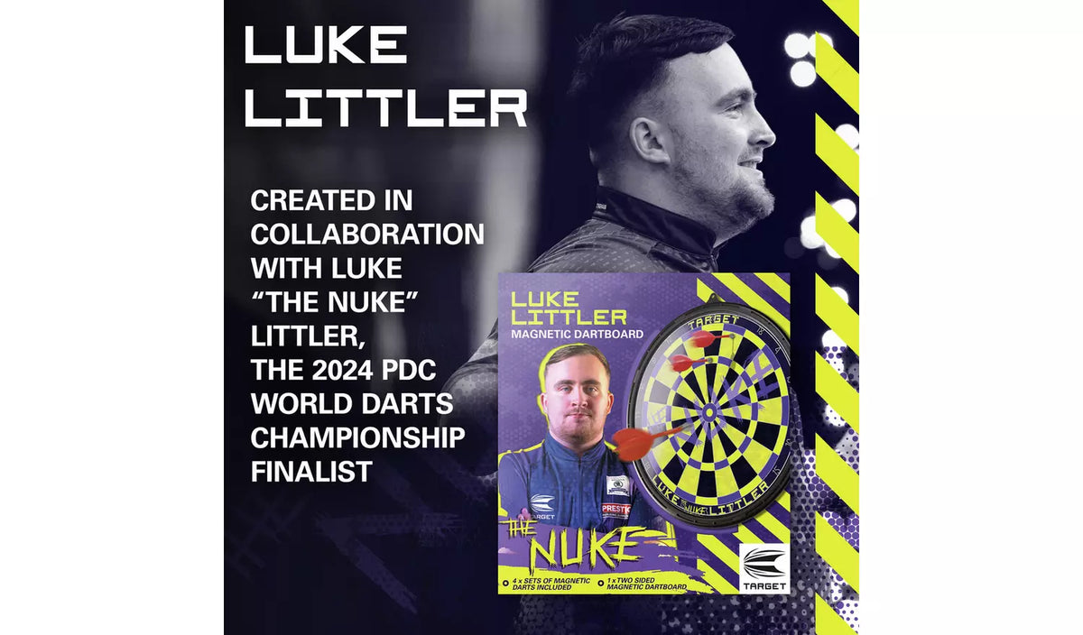 LUKE LITTLER MAGNETIC DARTBOARD SET BY TARGET