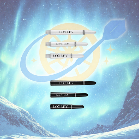 LOXLEY DARTS SHORT DART STEMS SHAFTS 34MM IN ORIGINAL PACKAGING