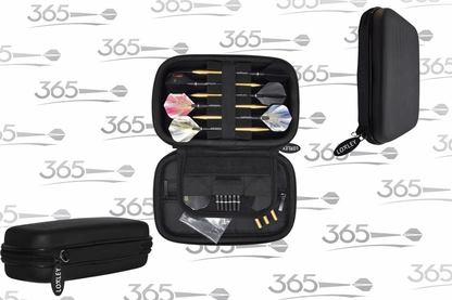 LOXLEY QUIVER MIDNIGHT BLACK DART CASE DOUBLE DECKER OR SLIM DUO HOLDS 2 SETS