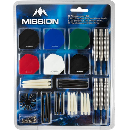 MISSION DARTS 90 PIECE ACCESSORY KIT
